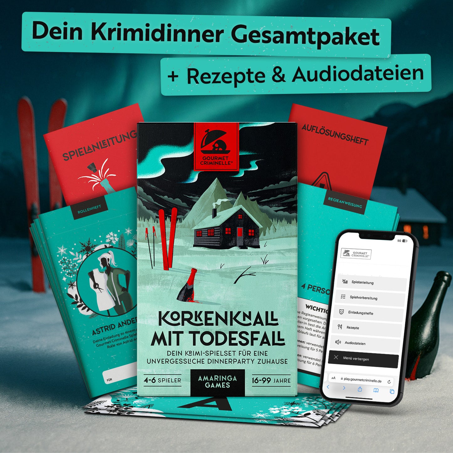 Korkenknall mit Todesfall